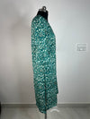 Teal Green All-Over Printed Straight Kurti