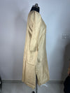 Champagne Gold Textured Straight Kurti