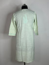 Mint Green Chikankari-Style Embroidered Kurti