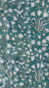 Teal Green All-Over Printed Straight Kurti